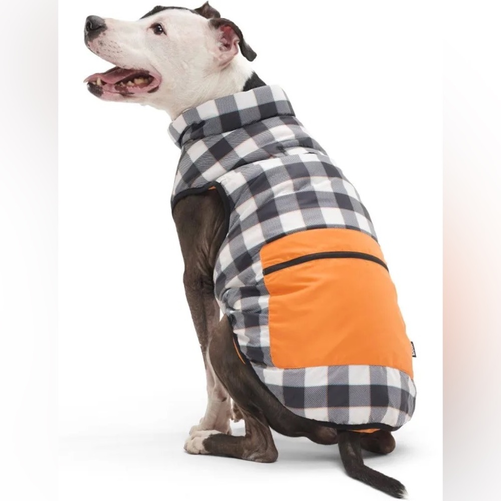 Plaid To The Bone Puffer Vest